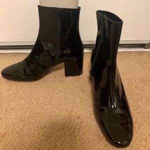 Black Vinyl ASOS Boots